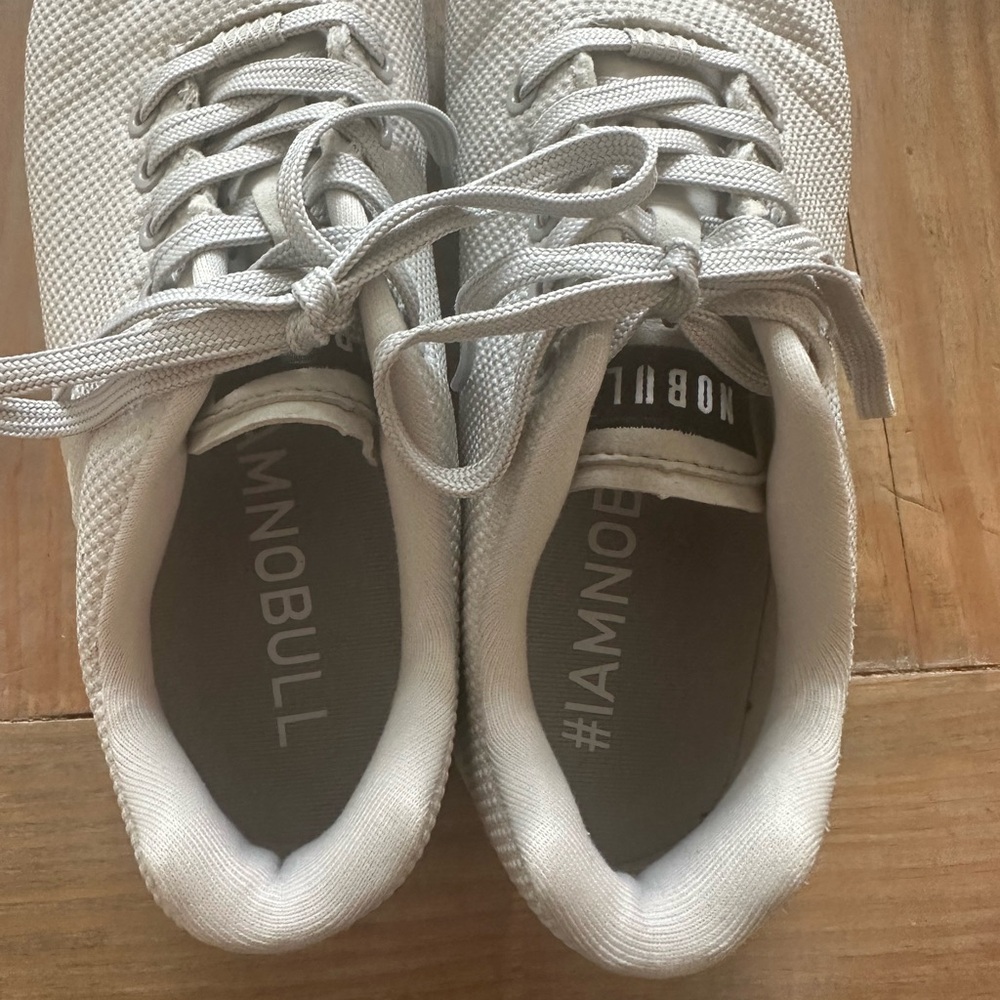 NOBULL Light Gray Athletic Shoes Mens 9 Women's 10.5 Tik Tok - Picture 7 of 8